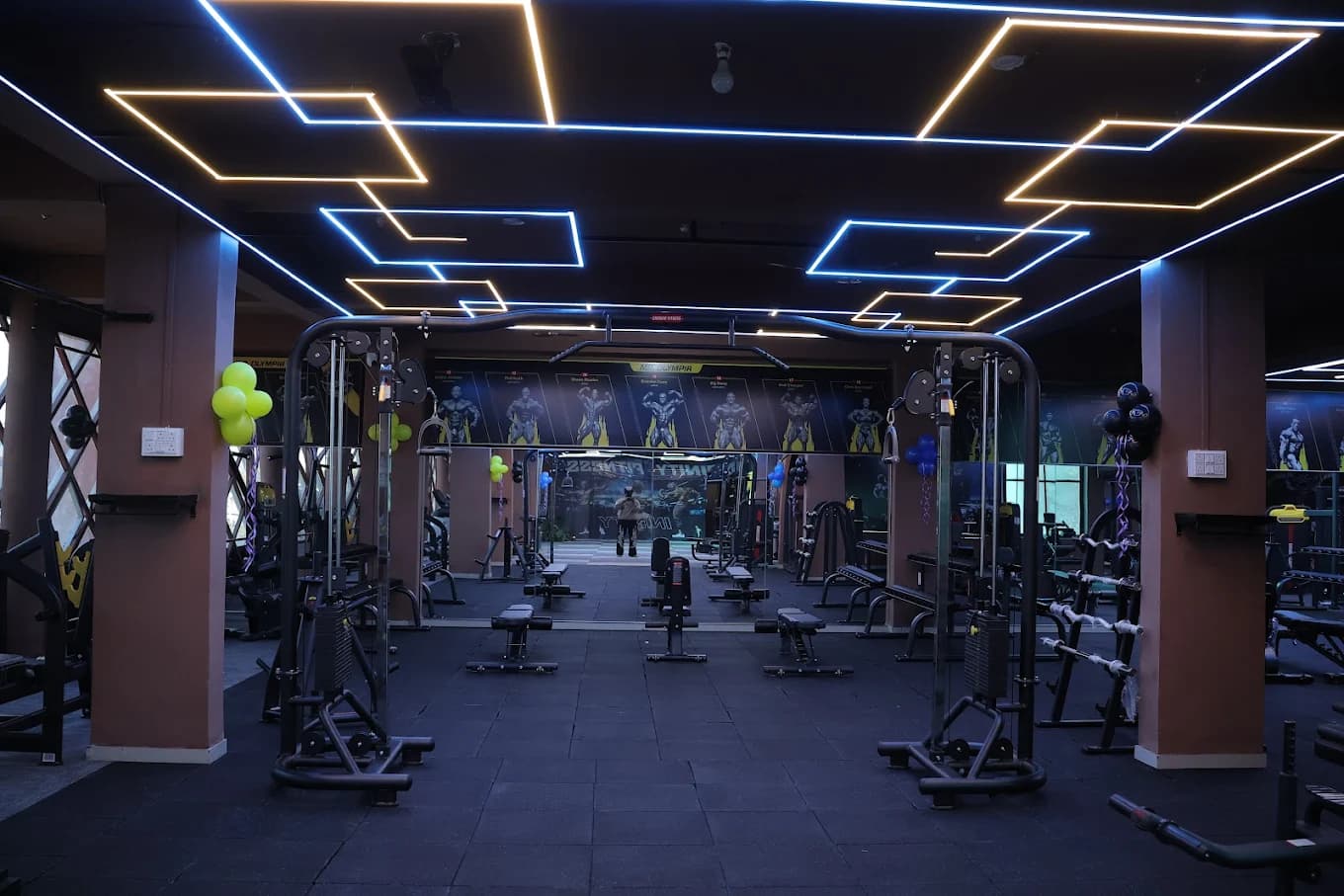 Training floor at Infinity Fitness Club